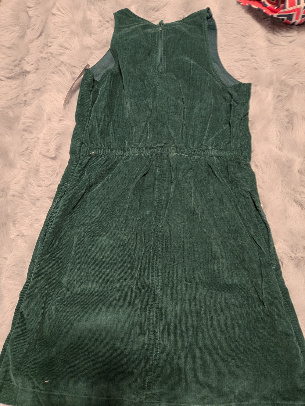 Abercrombie Emerald Green Corduroy Halter Mini Dress 9/10